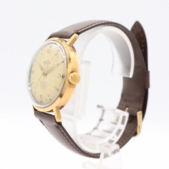 Vintage Enicar Ultraflex Men's Automatic Wristwatch 1560 Steel & 18k Gold Plated - Picture 5 of 5